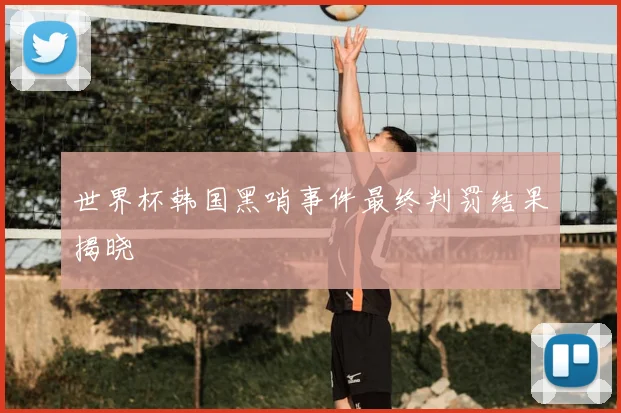 世界杯韩国黑哨事件最终判罚结果揭晓